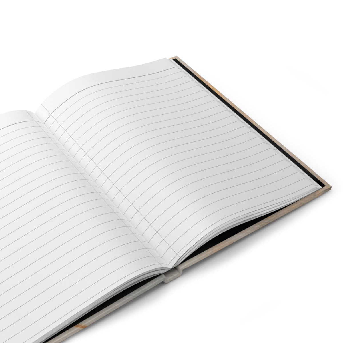 Gold Brush Hardcover Journal