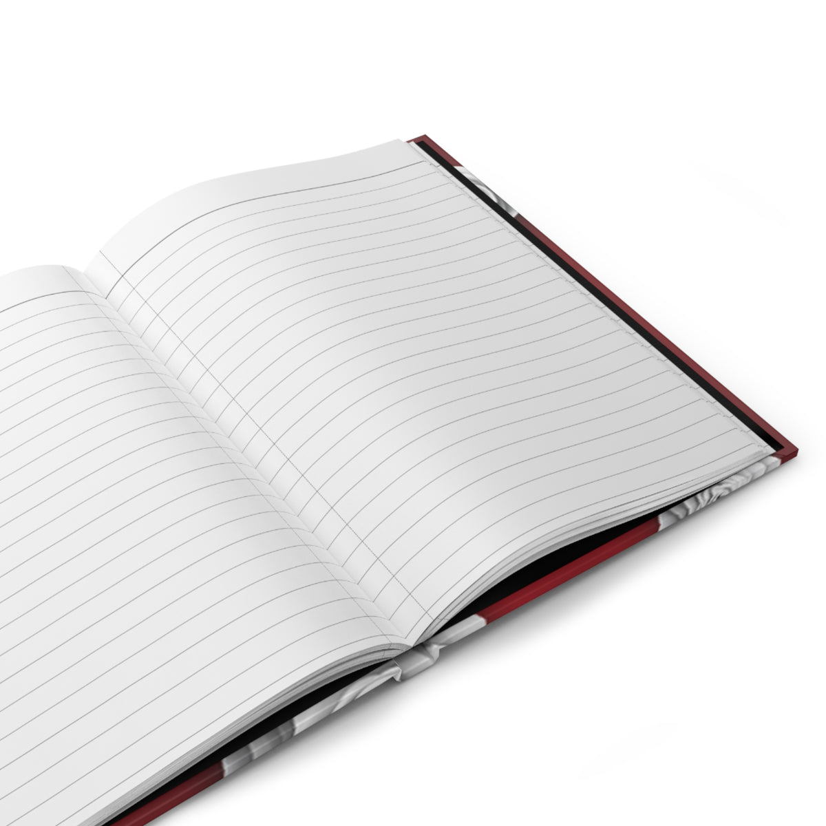 Crimson Blooms Hardcover Journal