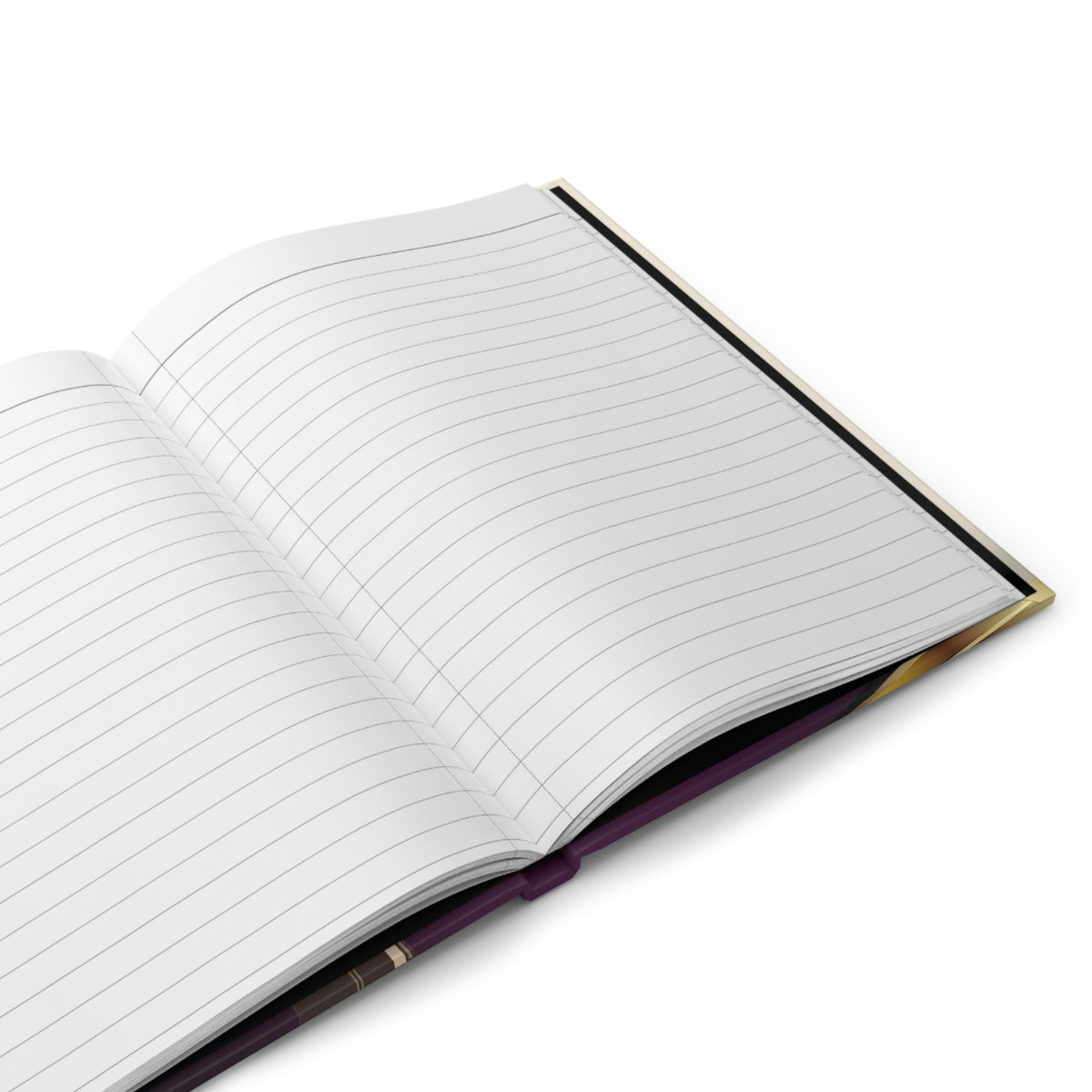 Golden Fuchsia Hardcover Journal