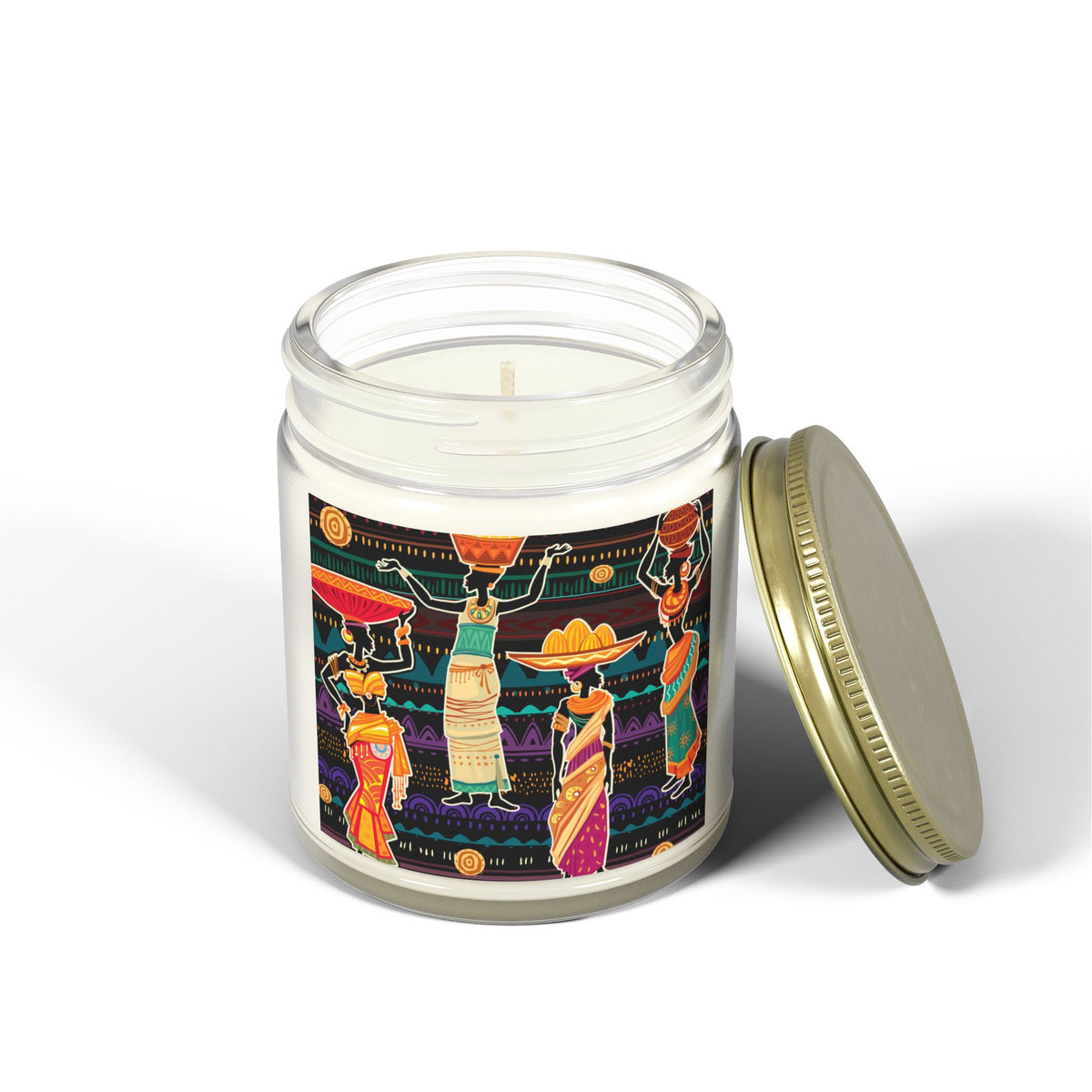 African Grace Scented Coconut Apricot Candles (4oz, 9oz)
