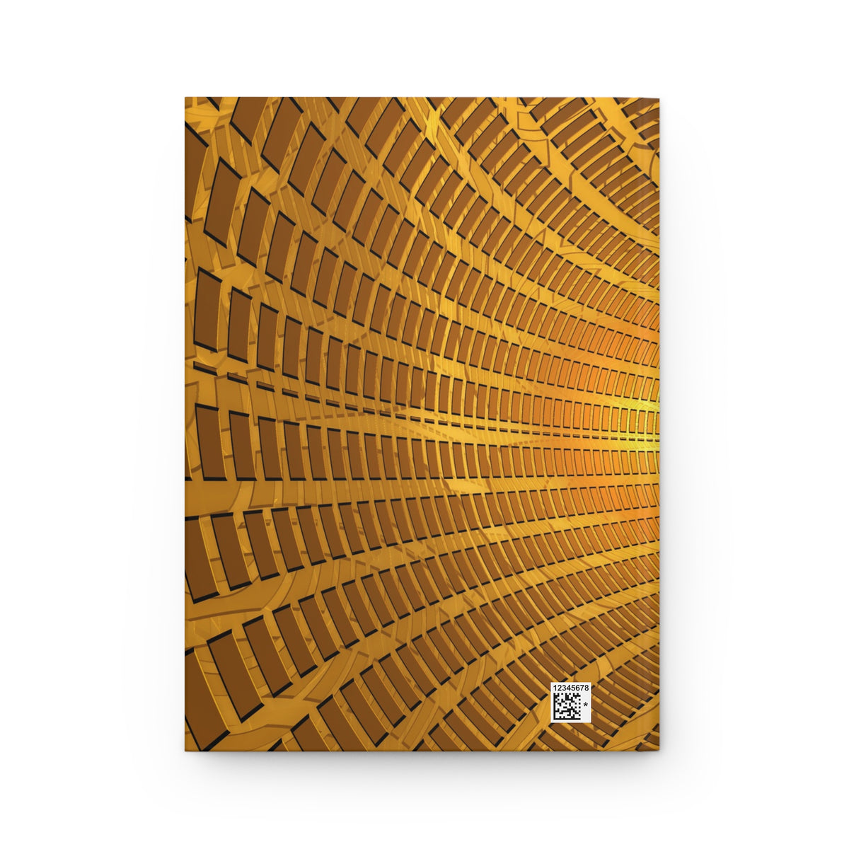 Golden Vortex Hardcover Journal