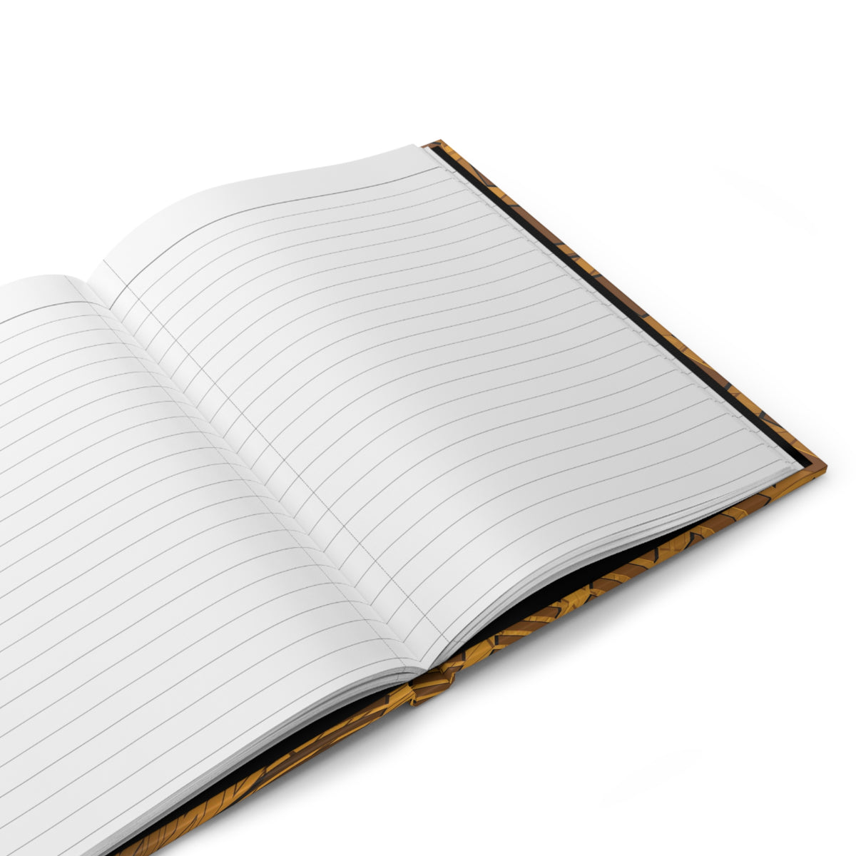 Golden Vortex Hardcover Journal