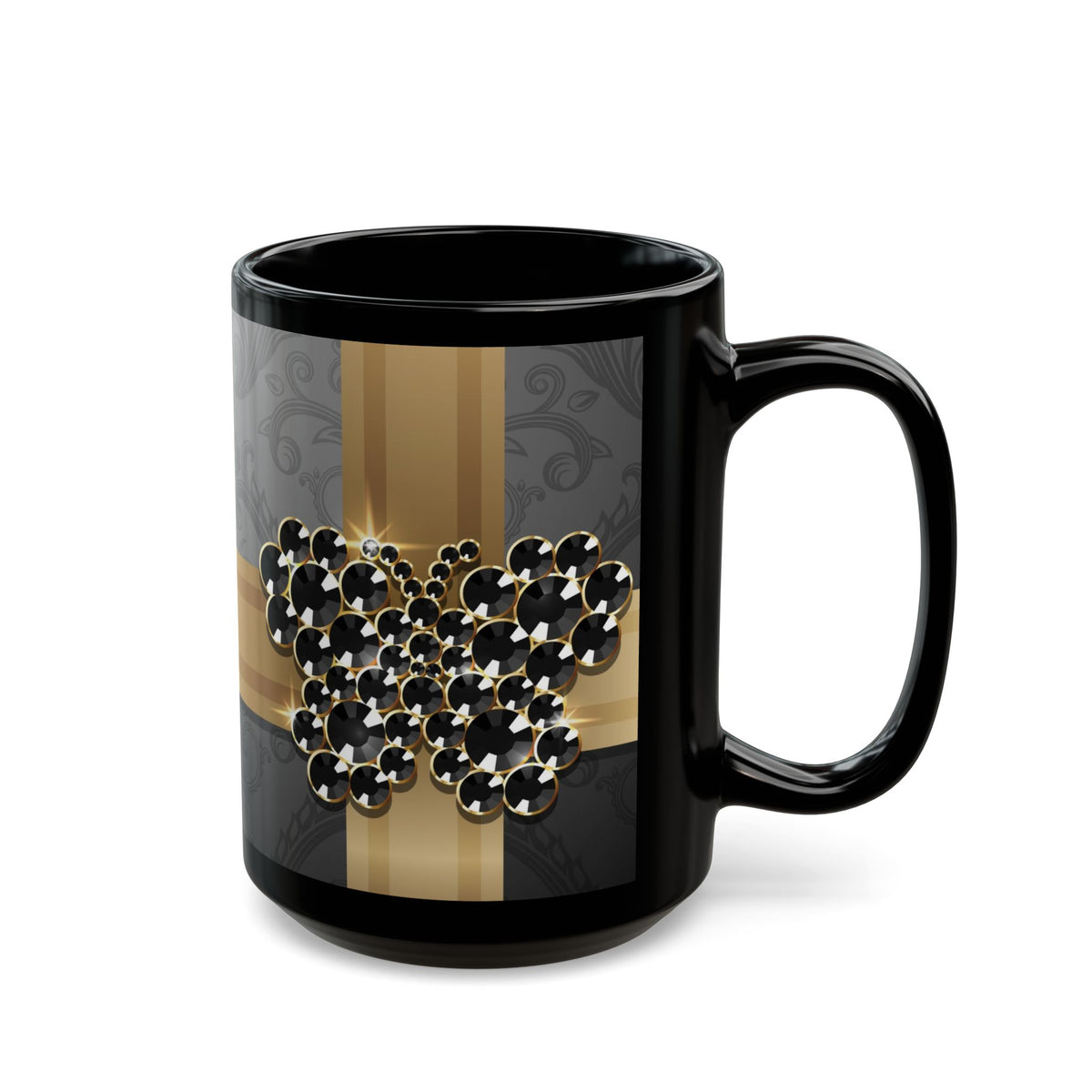 Butterfly Brilliance Black Mug (11oz, 15oz)