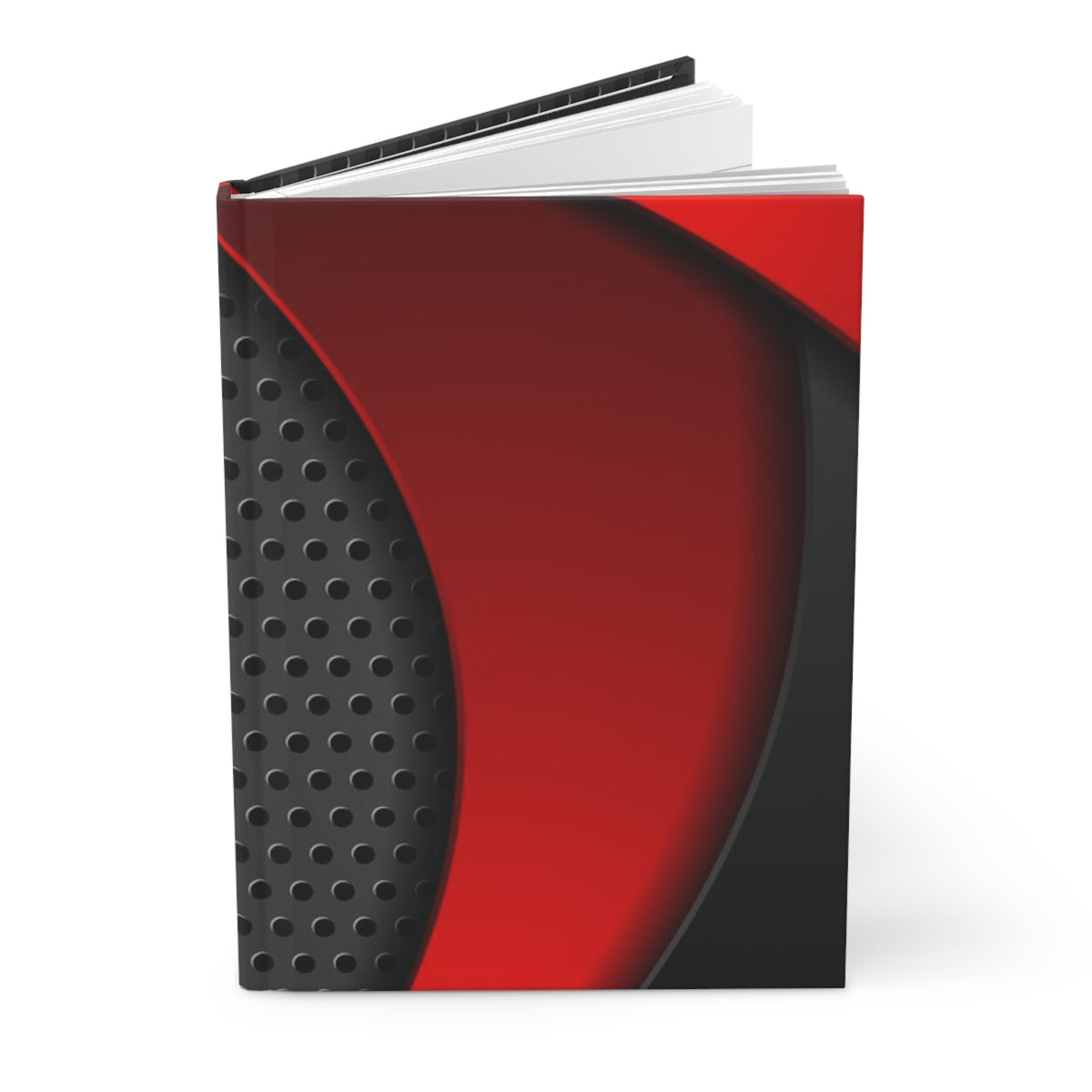 Crimson Lines Hardcover Journal