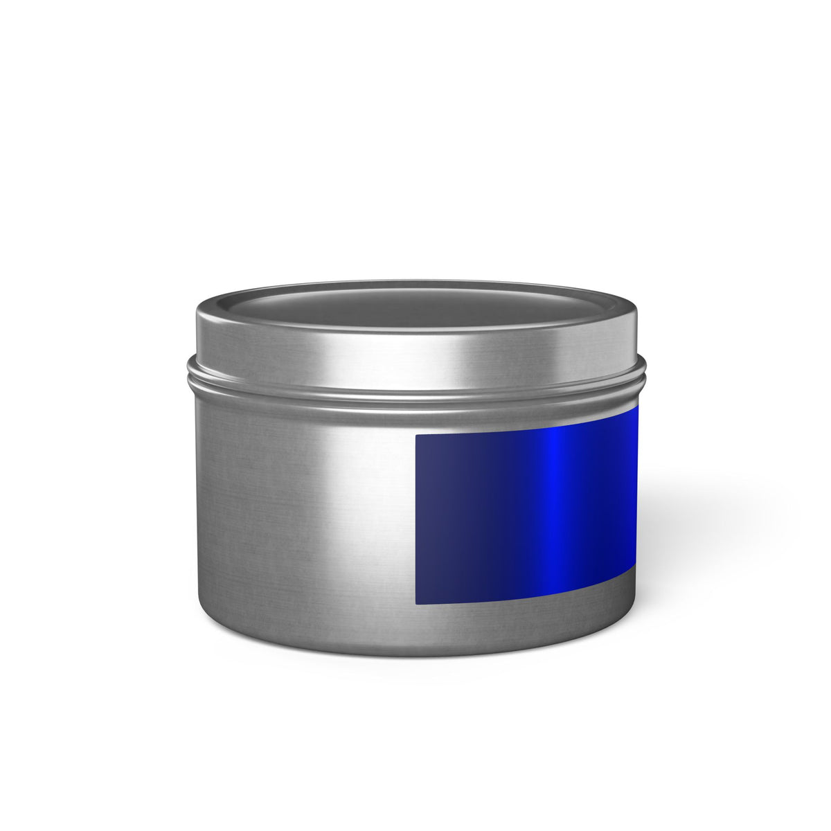Blue Steel Tin Candles