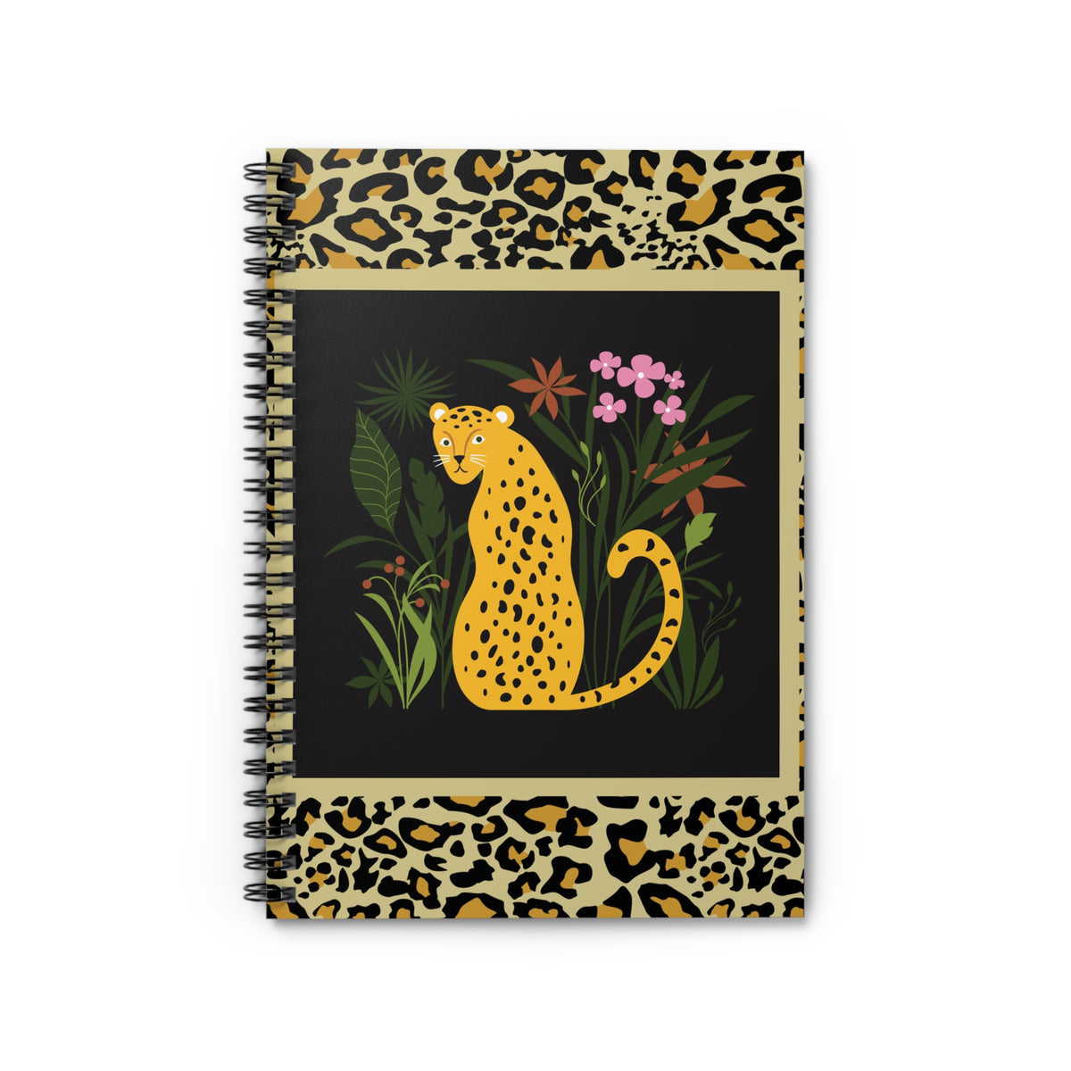 Leopard Spiral Notebook - Ruled Line