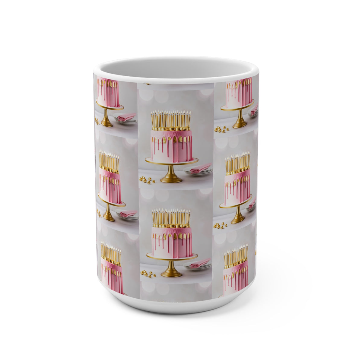 Candle Pink Melt Mug 15oz