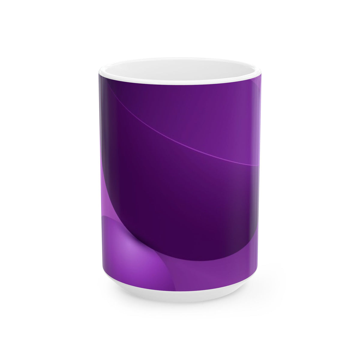 Purple Ceramic Mug, (11oz, 15oz)