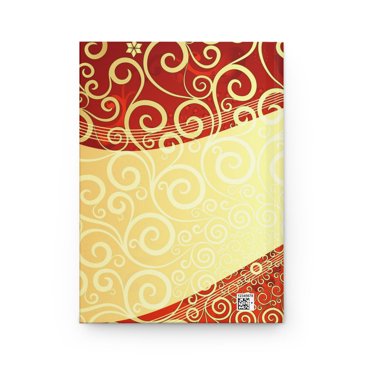 Red and Gold Hardcover Journal