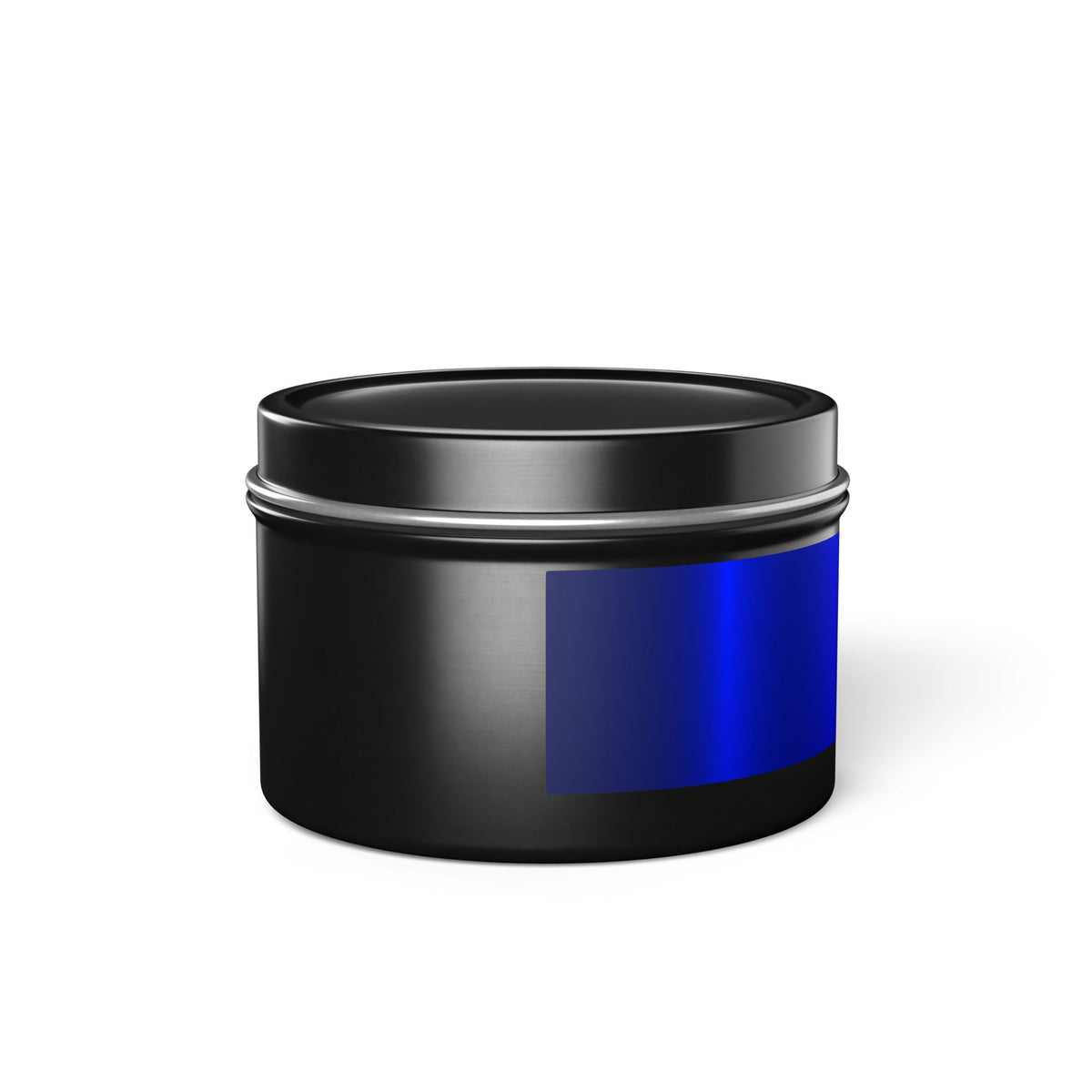 Blue Steel Tin Candles