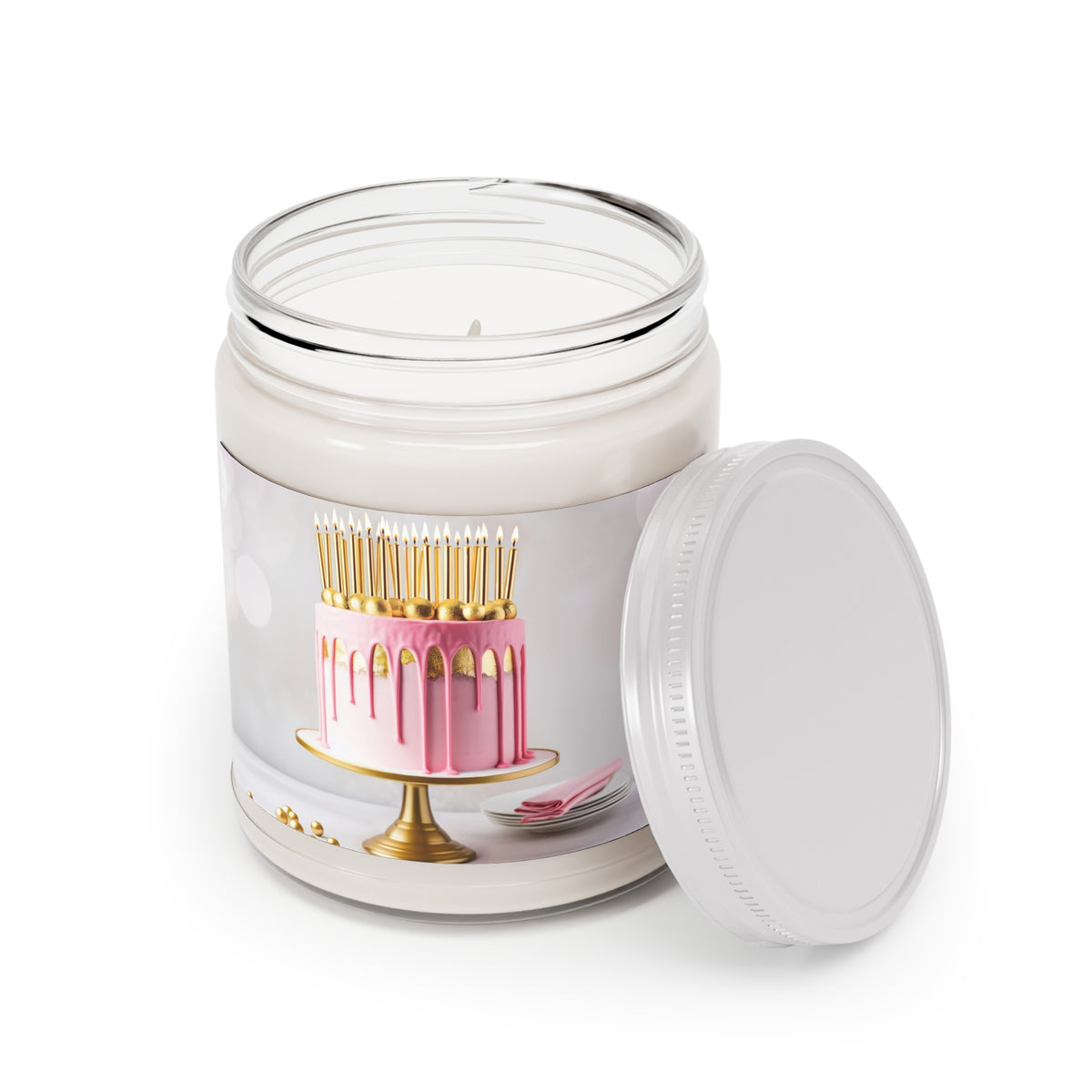 Candle Pink Melt Scented Candles, 9oz