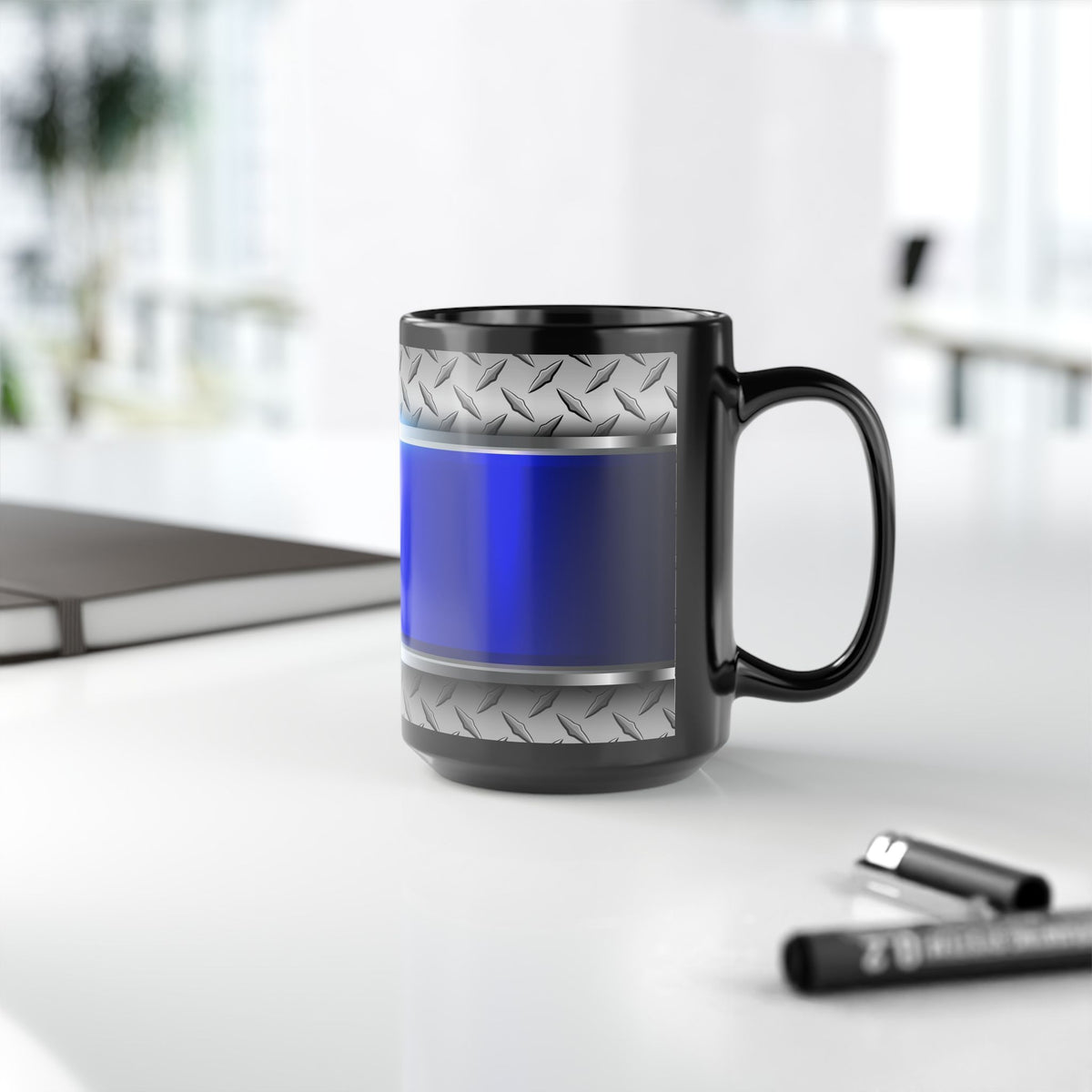 Blue Steel Black Mug (11oz, 15oz)