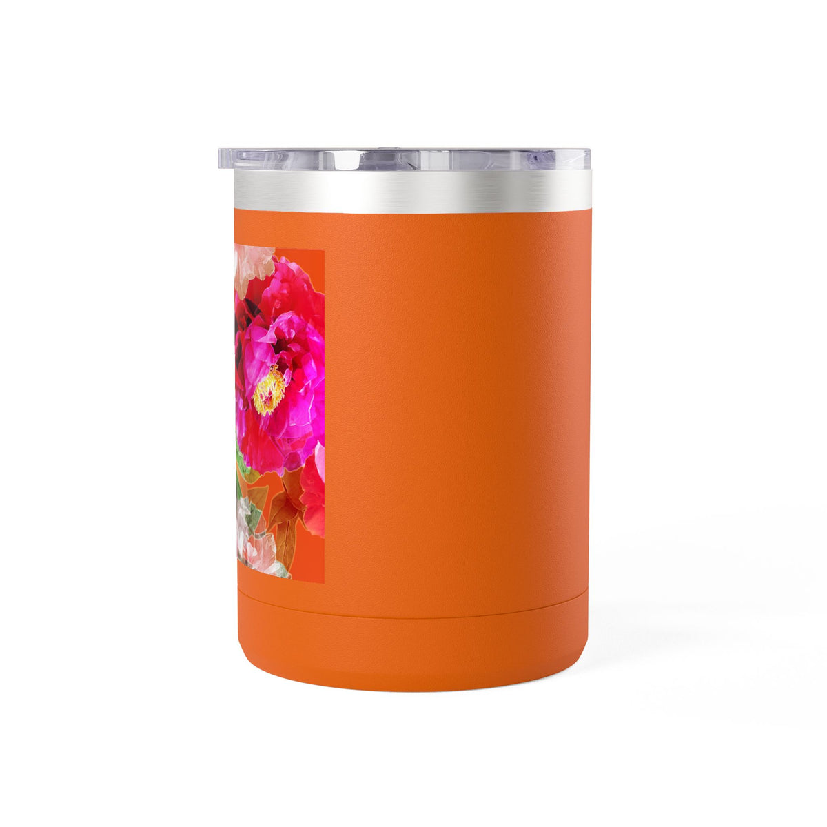 Floral Peony 15oz Insulated Coffee Tumbler
