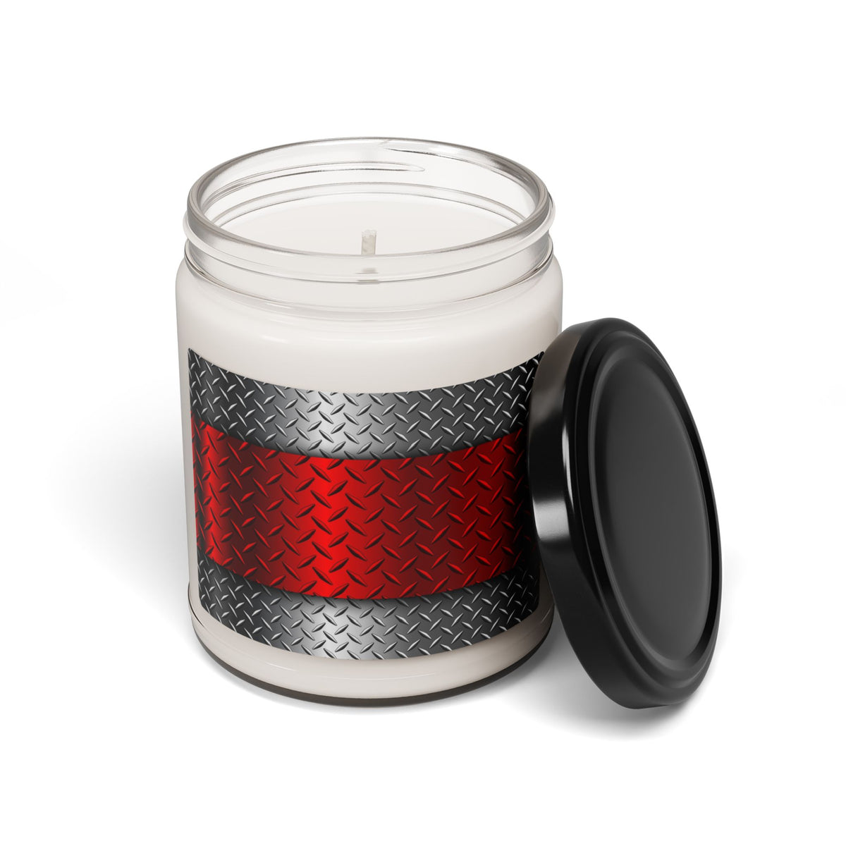 Red Steel Scented Soy Candle, 9oz