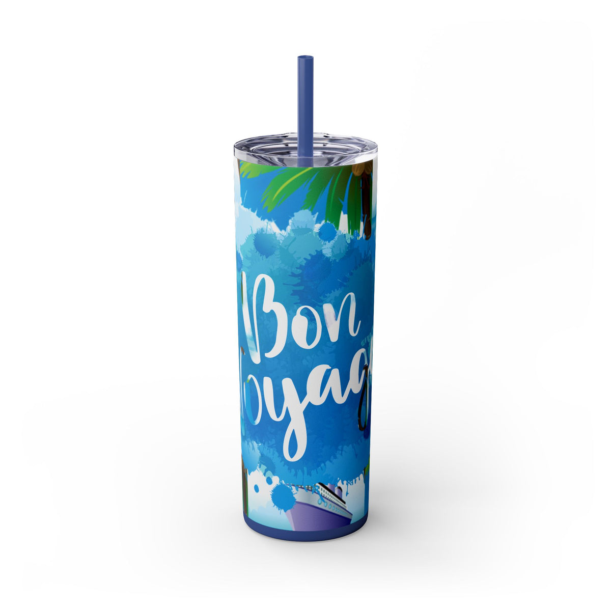 Cruise Chronicles Skinny Tumbler with Straw, 20oz