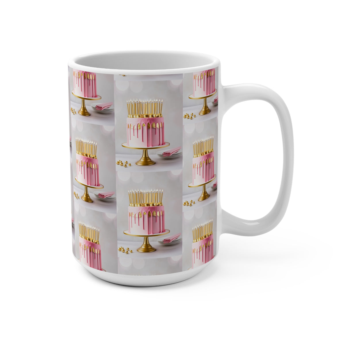 Candle Pink Melt Mug 15oz