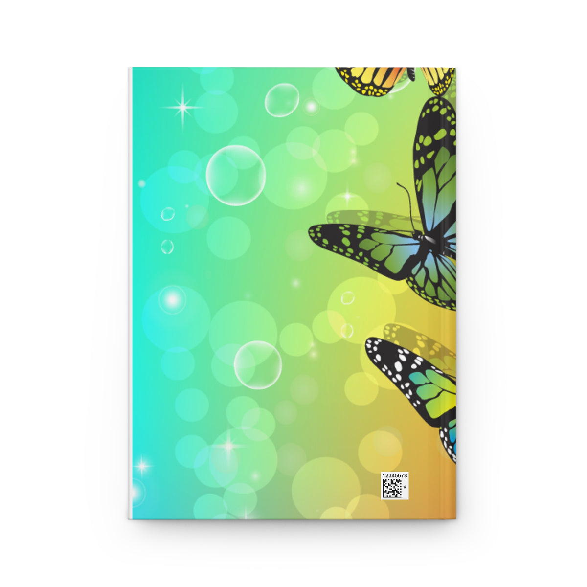 Multicolor Flutter Hardcover Journal