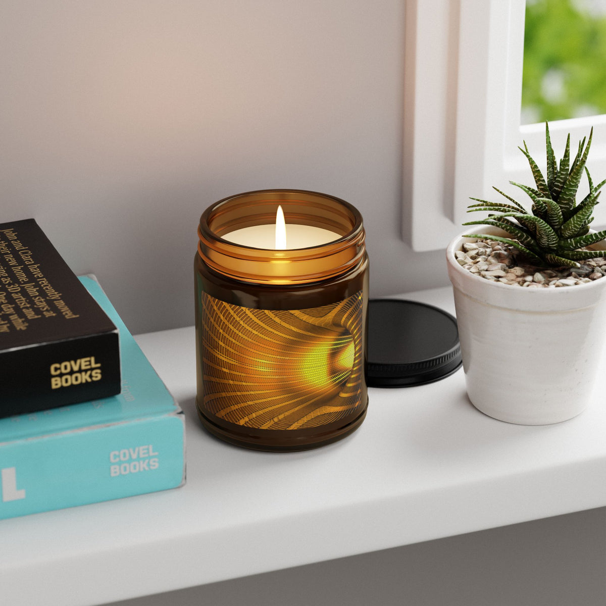 Golden Vortex Scented Soy Candle