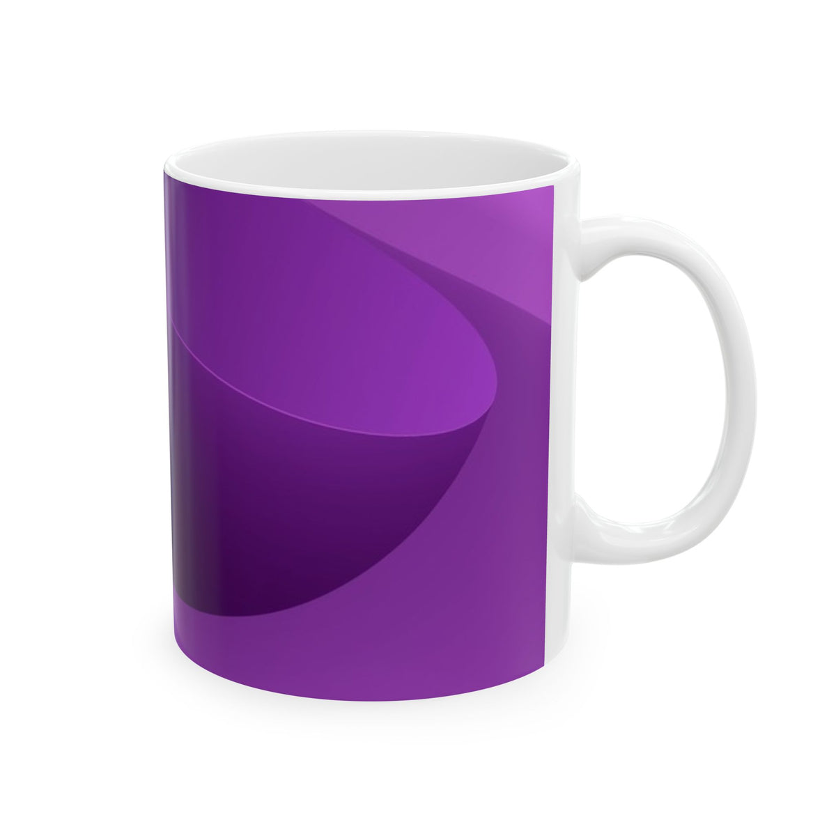 Purple Ceramic Mug, (11oz, 15oz)
