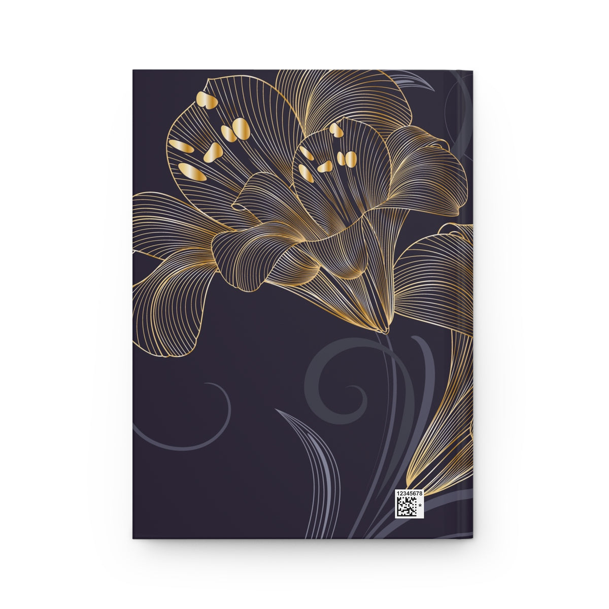 Golden Flutter Hardcover Journal