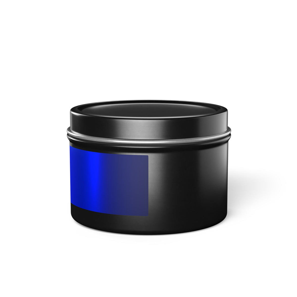 Blue Steel Tin Candles