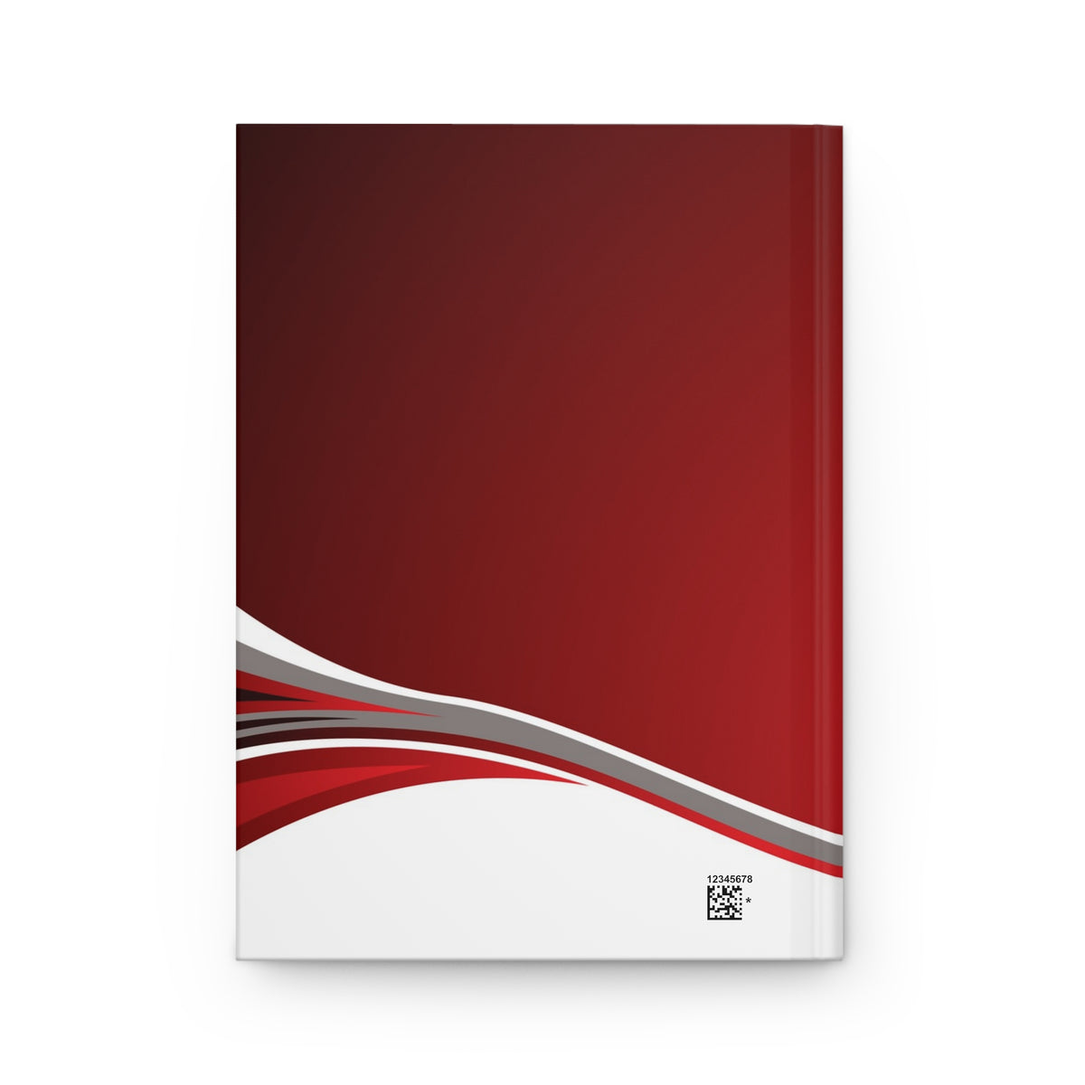 Red Floral Hardcover Journal