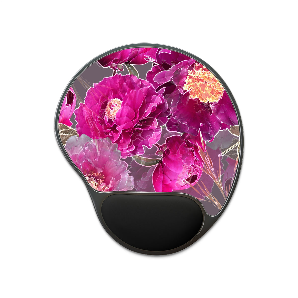 Radiant Petal Mouse Pad With Wrist Rest