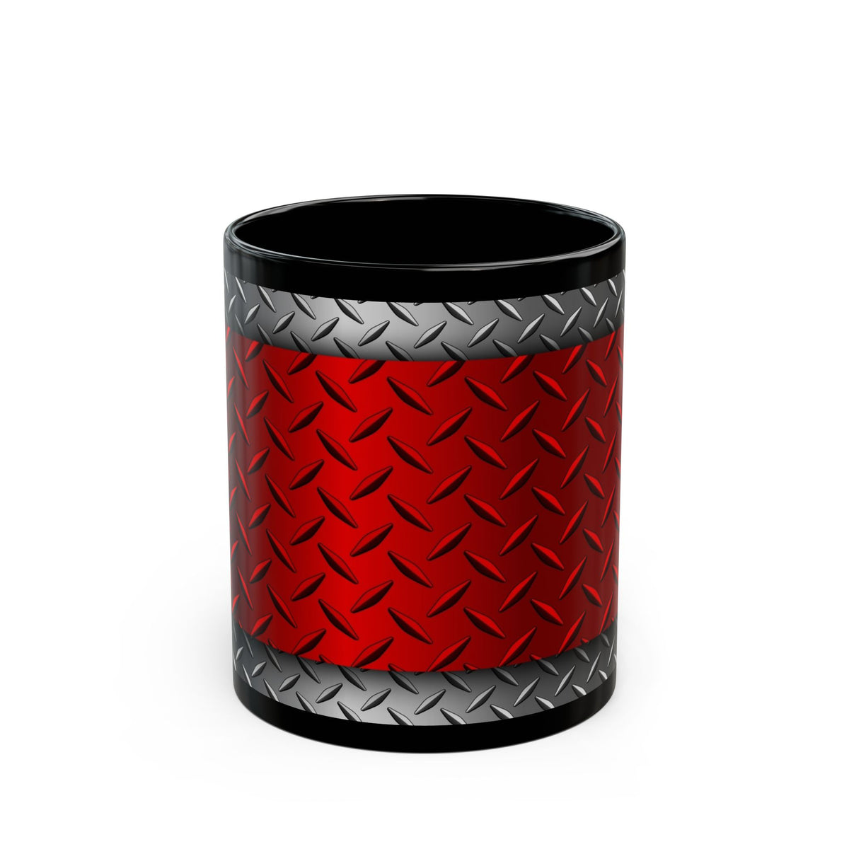 Red Steel Black Mug (11oz, 15oz)