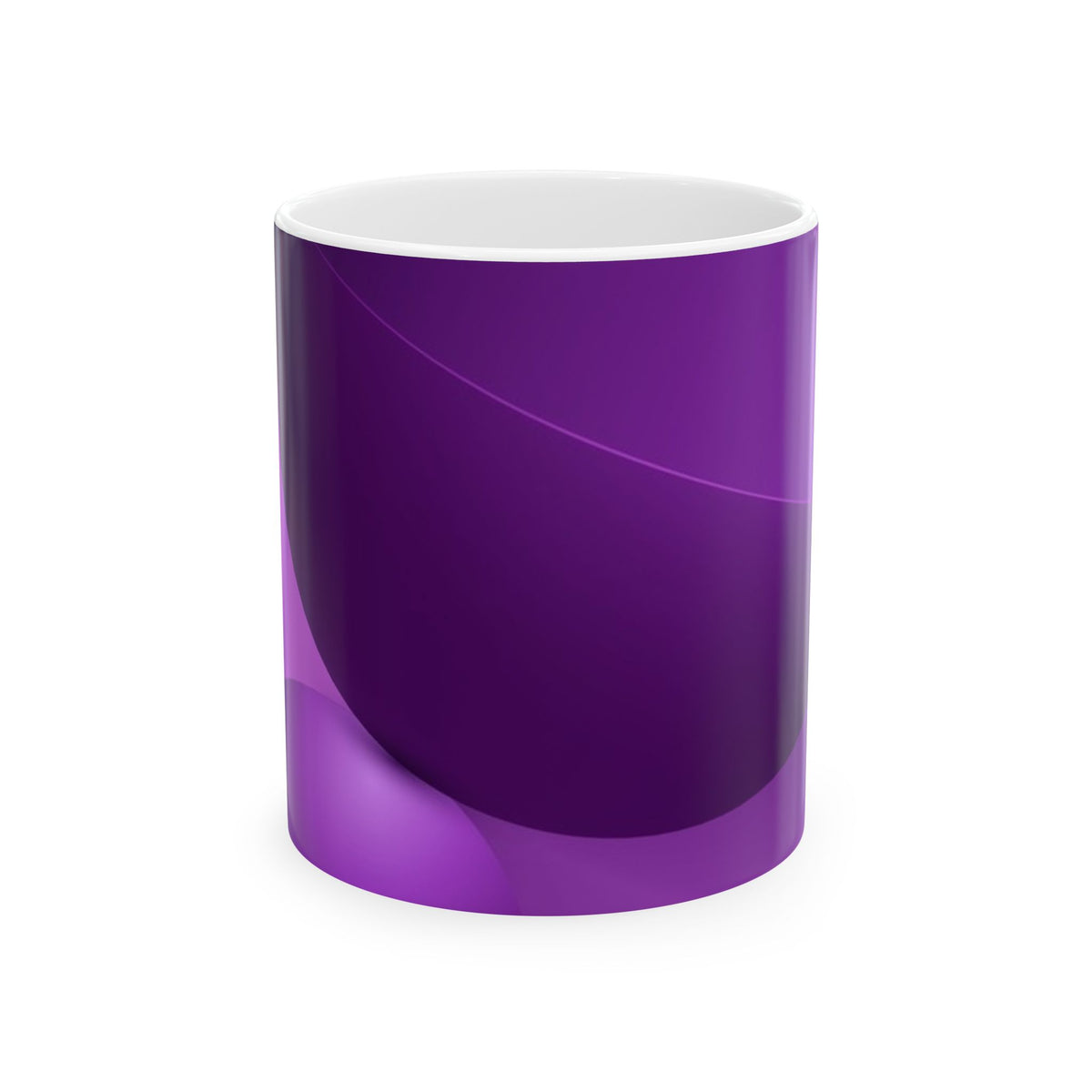 Purple Ceramic Mug, (11oz, 15oz)