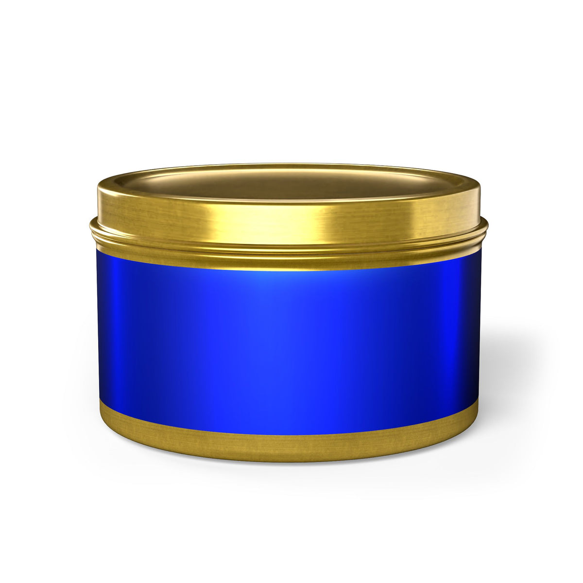 Blue Steel Tin Candles