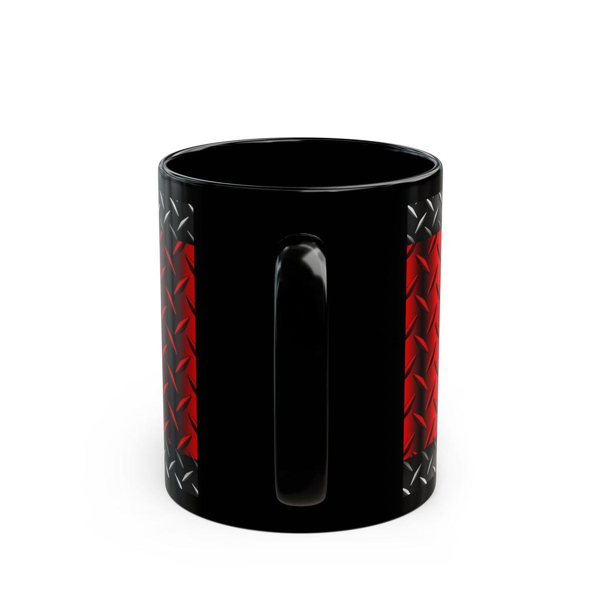 Red Steel Black Mug (11oz, 15oz)