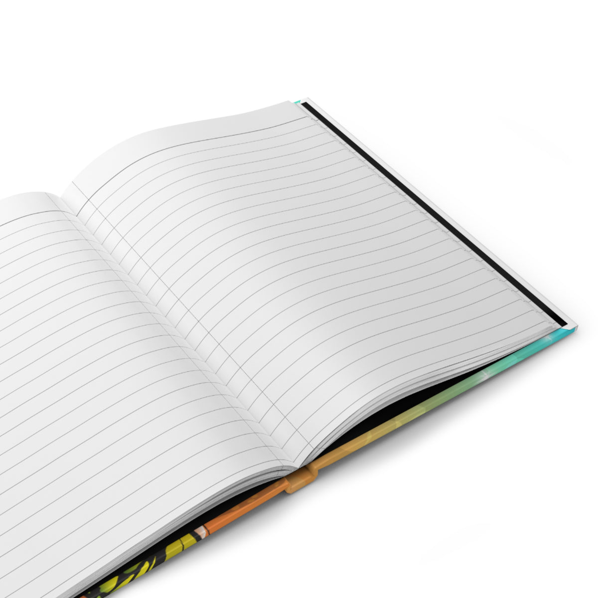 Multicolor Flutter Hardcover Journal