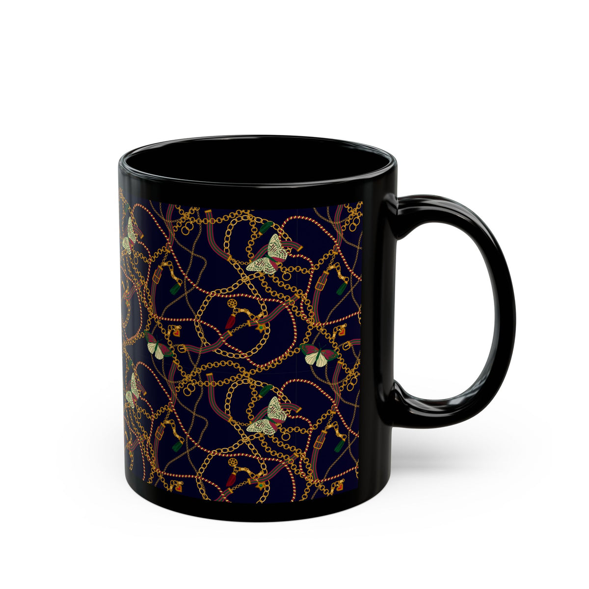 Captive Butterfly Black Mug (11oz, 15oz)