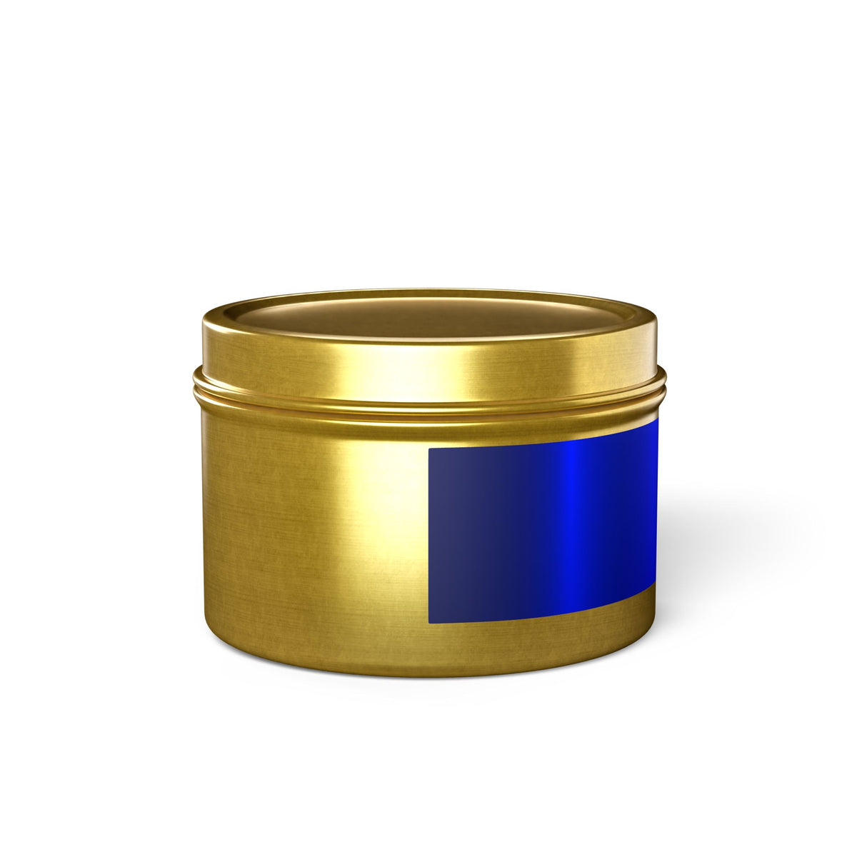 Blue Steel Tin Candles
