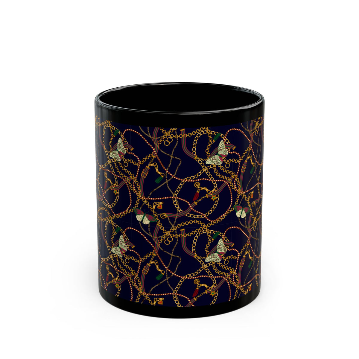Captive Butterfly Black Mug (11oz, 15oz)