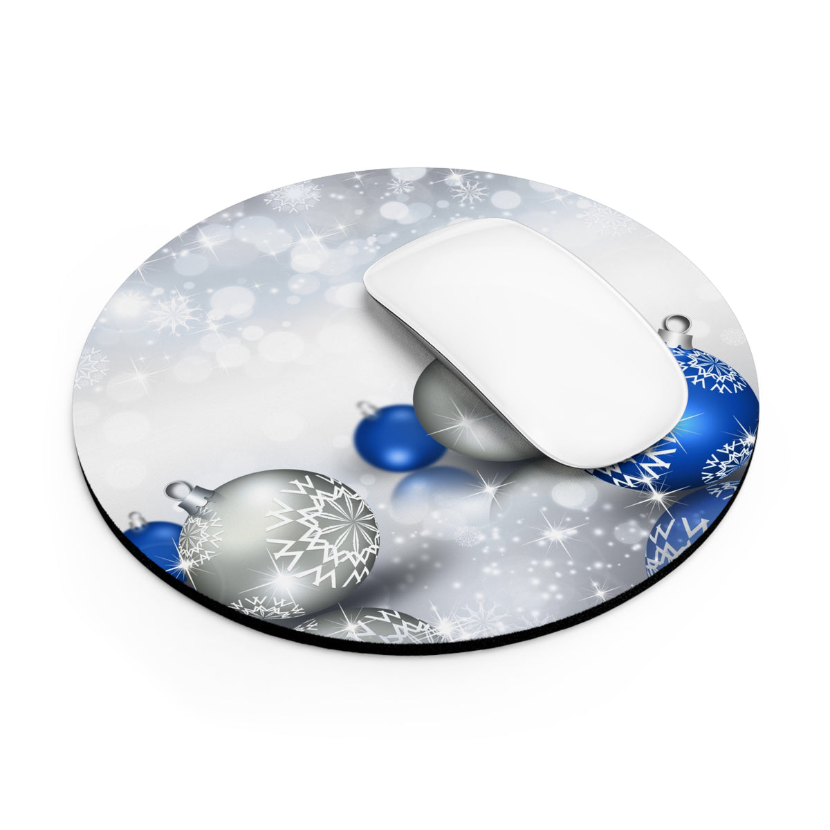 Silber and Blue Bells Mouse Pad