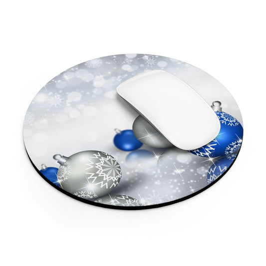 Silber and Blue Bells Mouse Pad