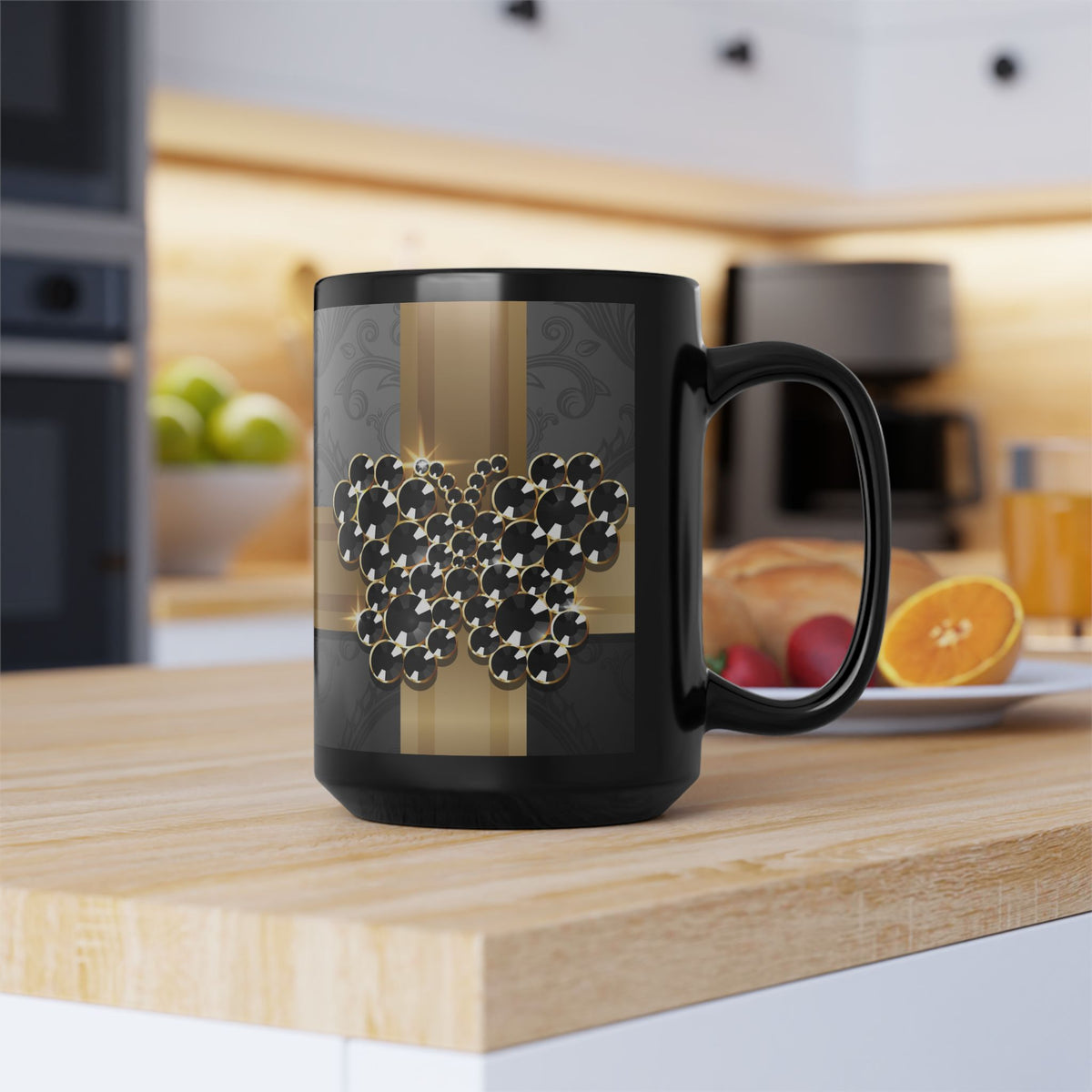 Butterfly Brilliance Black Mug (11oz, 15oz)