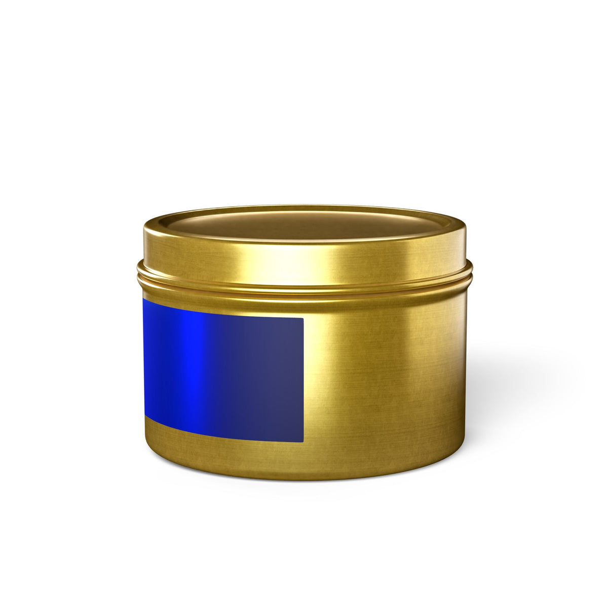 Blue Steel Tin Candles