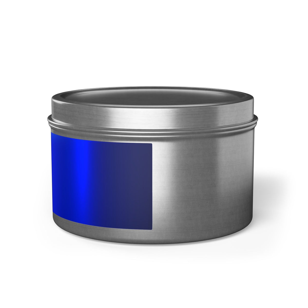 Blue Steel Tin Candles