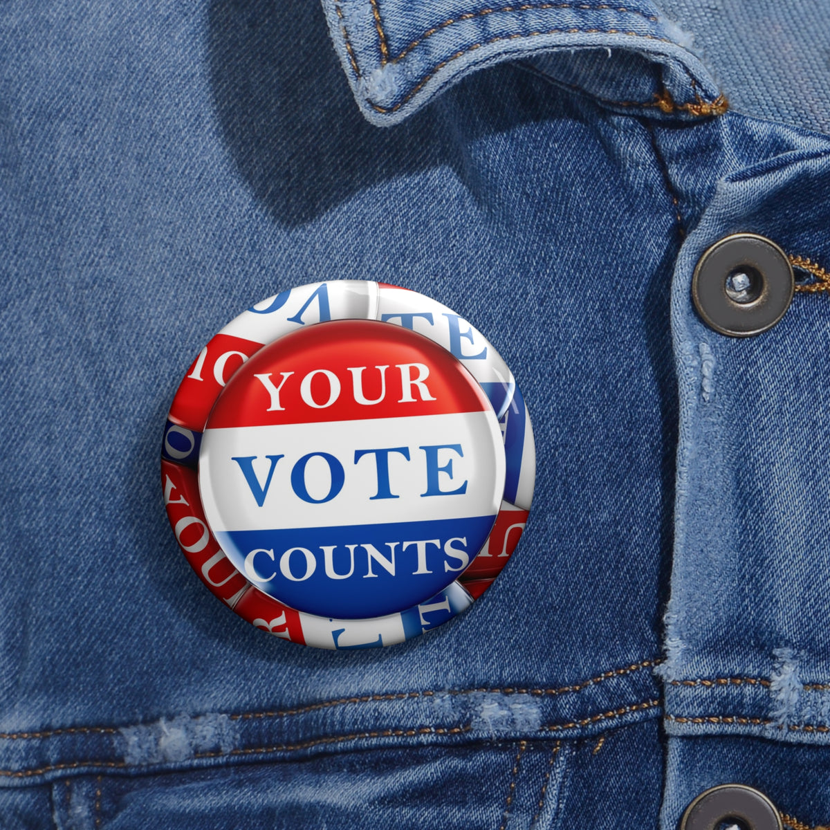 Vote Custom Pin Buttons