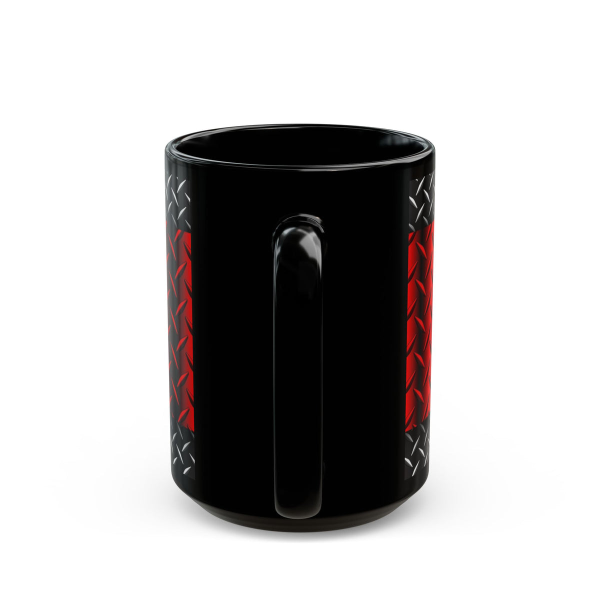 Red Steel Black Mug (11oz, 15oz)