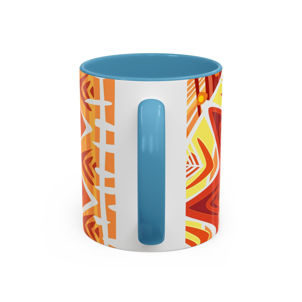 African Sun Goddess- Accent Coffee Mug — Colorful Tribal Art 11/15oz