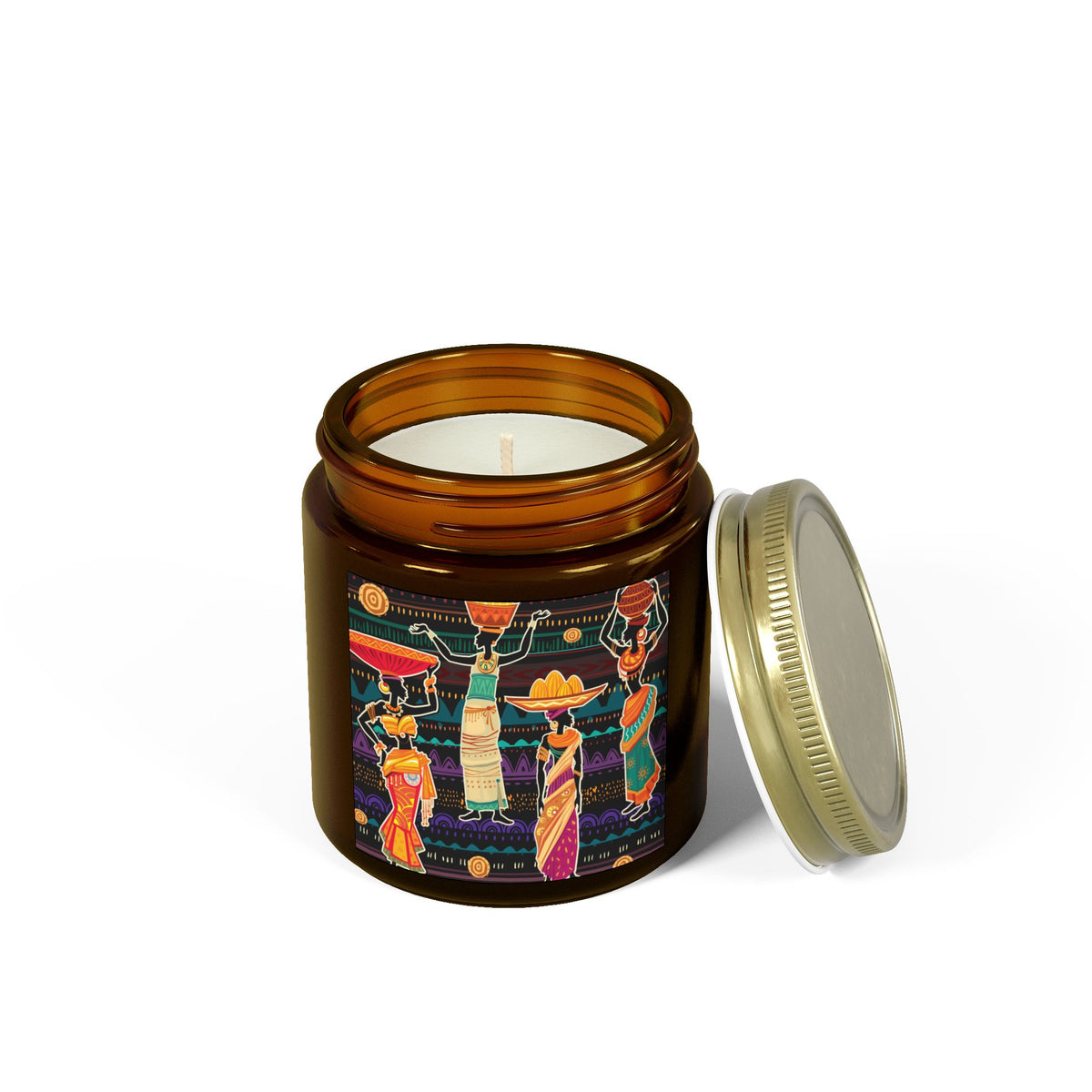 African Grace Scented Coconut Apricot Candles (4oz, 9oz)