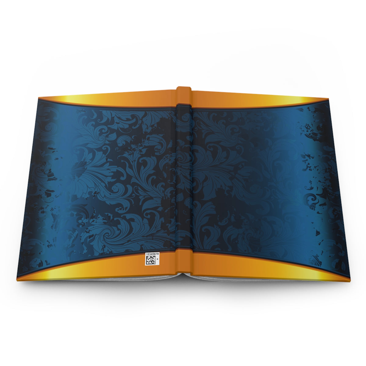 Blue and Gold Hardcover Journal