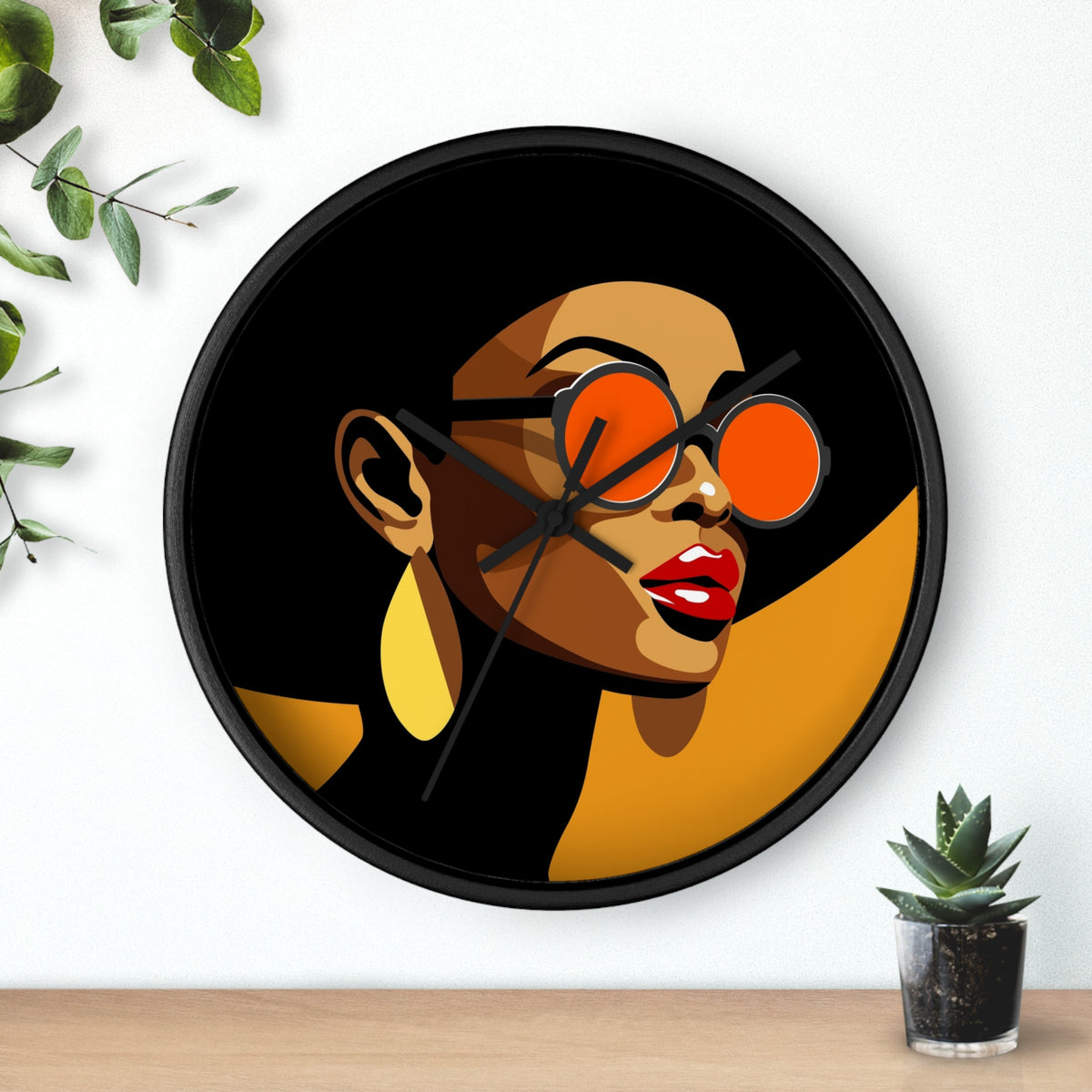 Shades of Strength Wall Clock