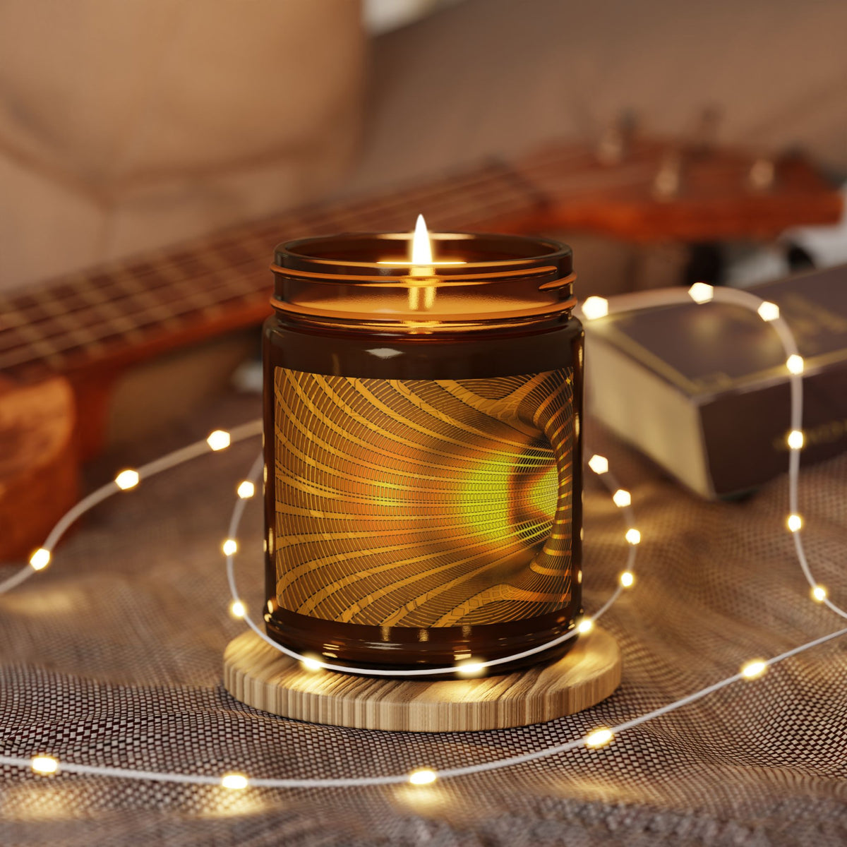 Golden Vortex Scented Soy Candle