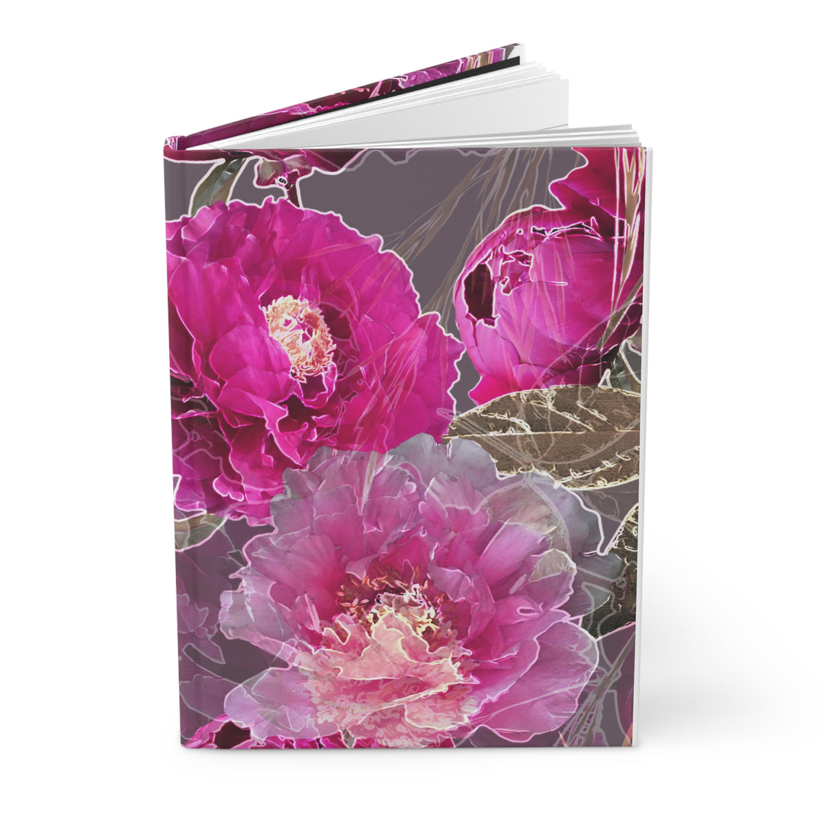 Radiant Petal Hardcover Journal