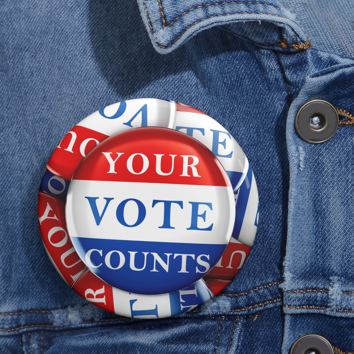 Vote Custom Pin Buttons