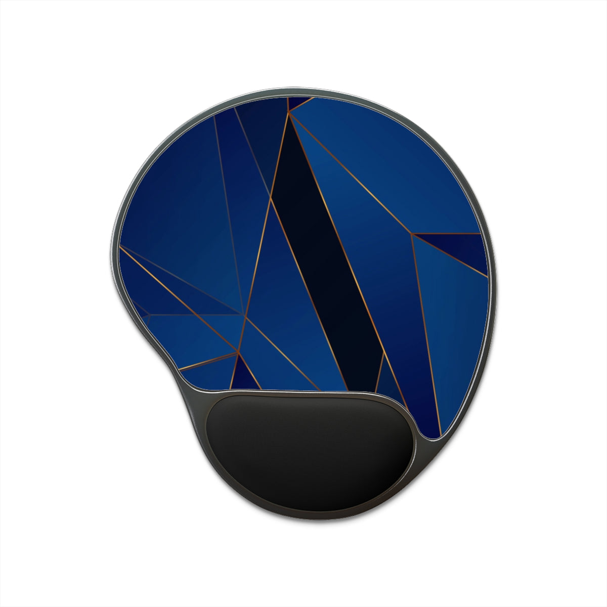 Midnight Blue Mouse Pad With Wrist Rest